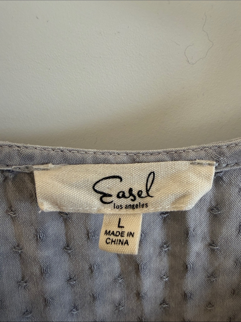 Easel Sleeveless Tiered Lace-Trim Top - Picture 4 of 5